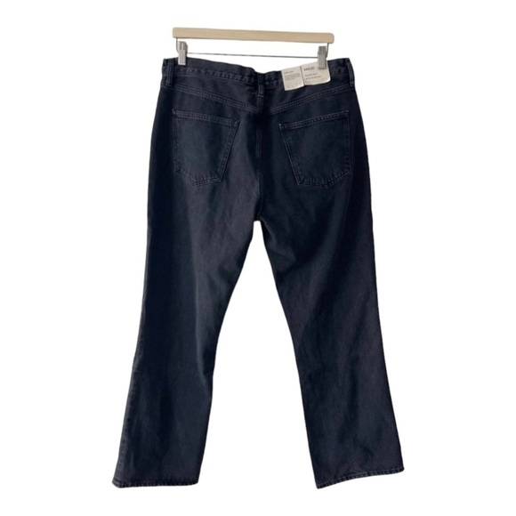 AGOLDE x Revolve Mid Rise Relaxed Boot Cut Jeans Black Size 32 NWT Classic - Picture 10 of 11